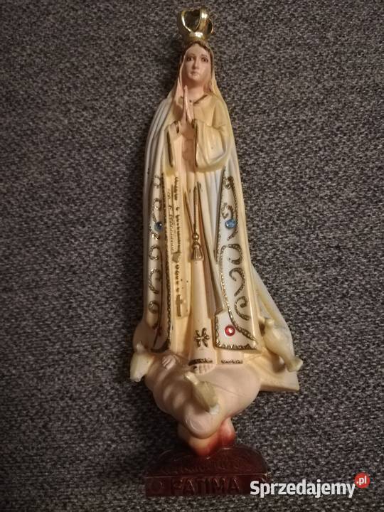 Matka Boża Fatimska figurka 17 korona gołębie Antyki Katowice