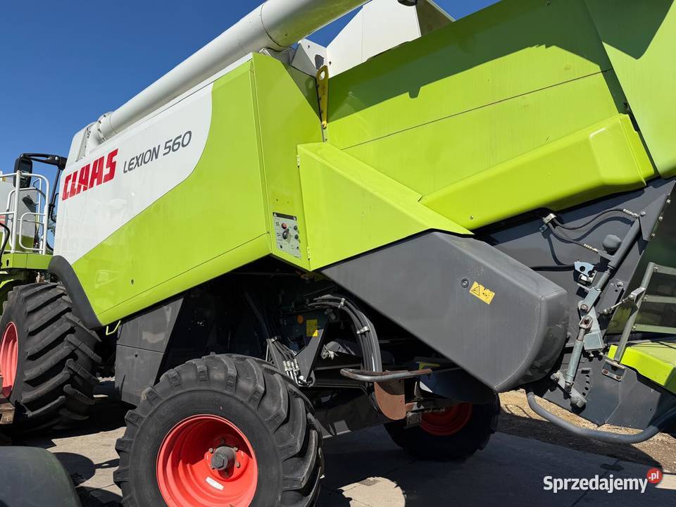 Kombajn zbożowy Claas Lexion 560 prod 2009 heder dolnośląskie Nowa Ruda sprzedam