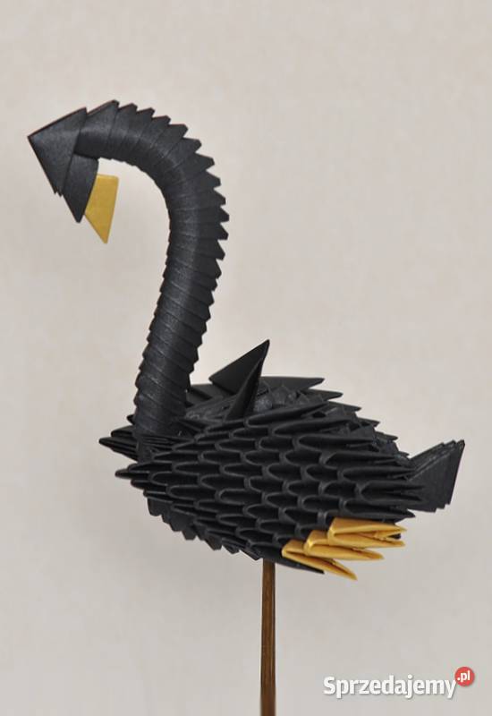 Flaming origami modułowe 3D papier metaliczny