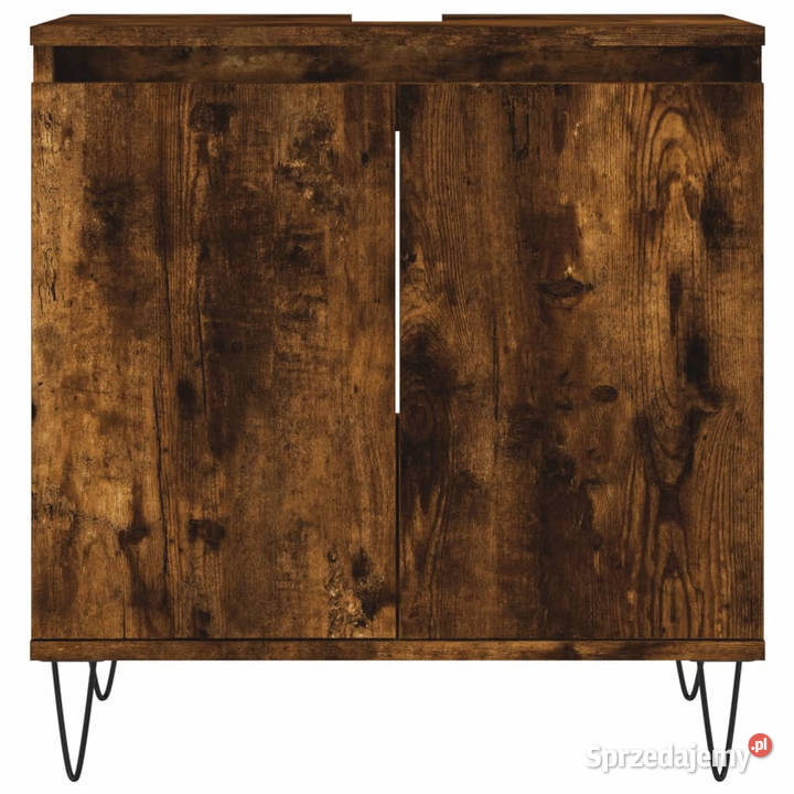 Szafka łazienkowa przydymiony dąb 58x33x60