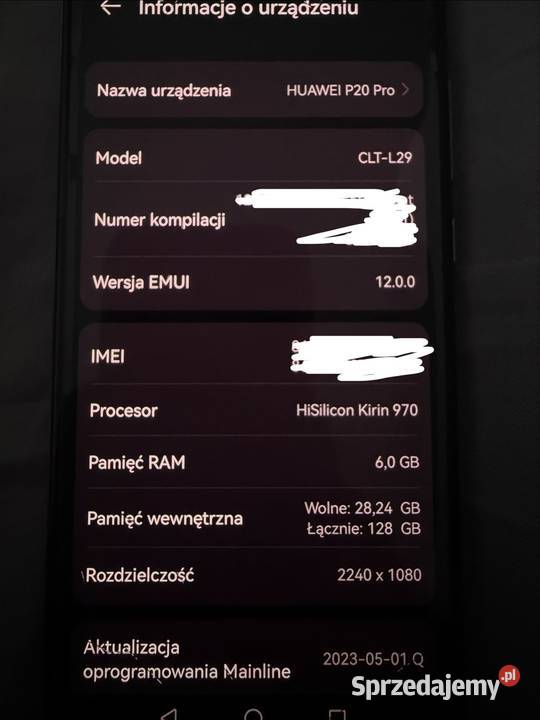 huawei p20 pro sprzedam