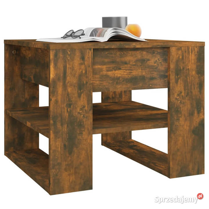 Stolik kawowy przydymiony dąb 555x55x45 WM816931 Warszawa sprzedam