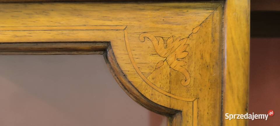 Stylowa Witryna Antyk Drewno Szkło Antyki