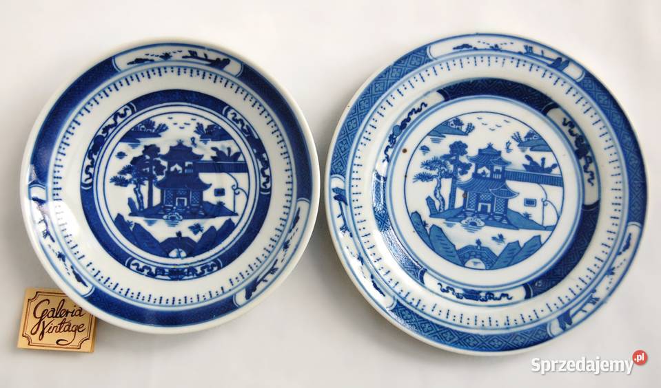 Chiński porcelanowy talerzyk spodek 2 porcelana Lublin