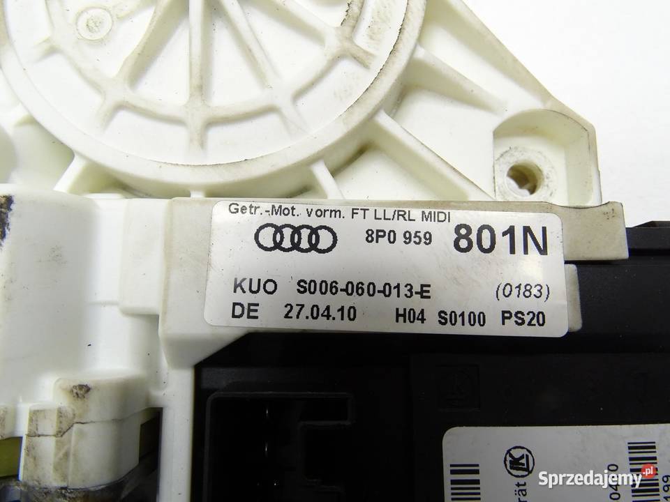 SILNICZEK PODNOŚNIK SZYBY LEWY PRZÓD PRZEDNI osobowe