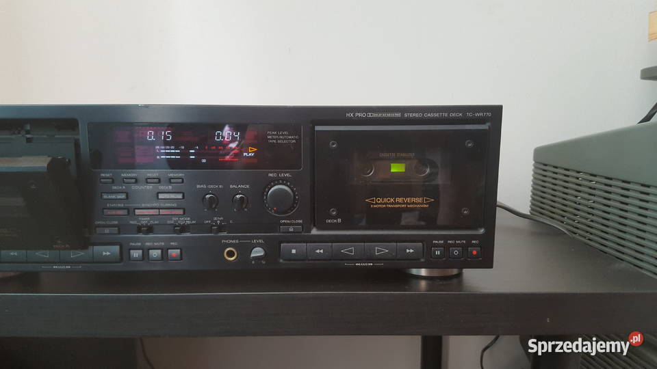SONY STEREO CASETTE DECK TCWR770 Magnetofony Nowy Sącz