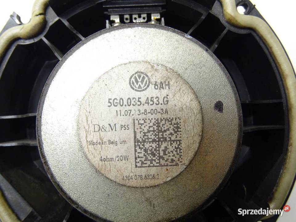 GŁOŚNIK DRZWI PRZÓD TYŁ 5G0035453G VW GOLF VII osobowe