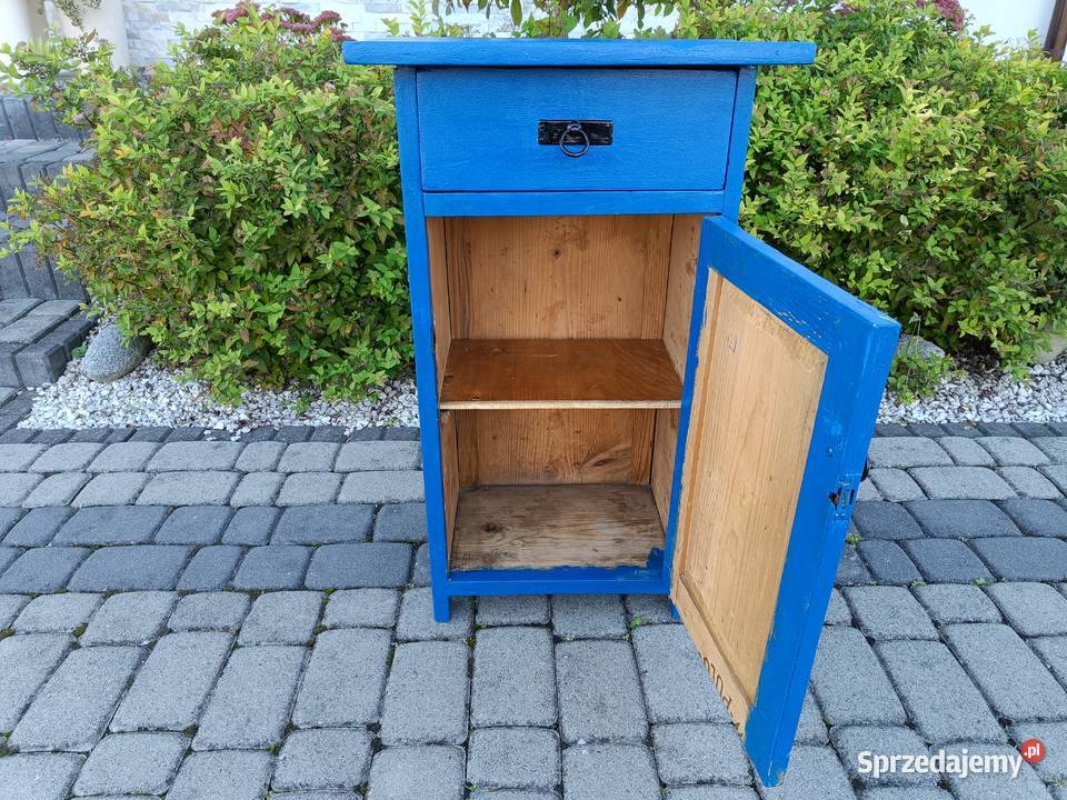 SZAFKA drewniana stara Nakaslik 50x30 wys 80 Brzostek