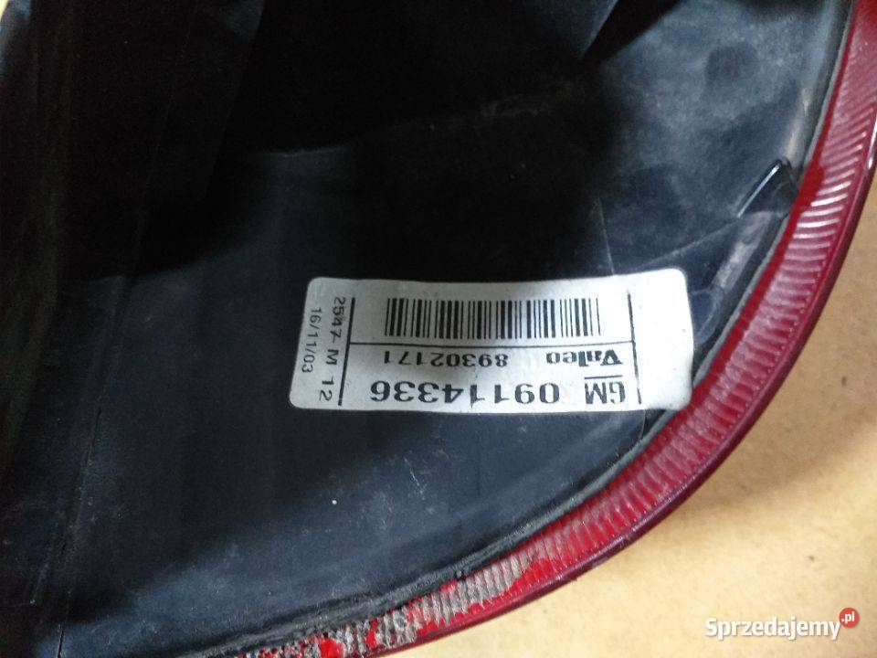 112G Lampa tylna tył lewa prawa OPEL CORSA C Motoryzacja świętokrzyskie