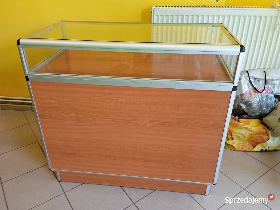Lada sklepowa oszklona z szufladą wielkopolskie Sompolno