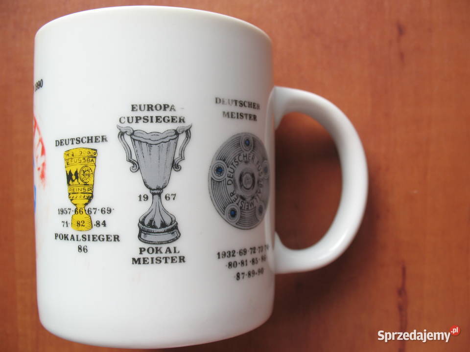 Kubek FC Bayern Monachium biały 300 ml 1996 r