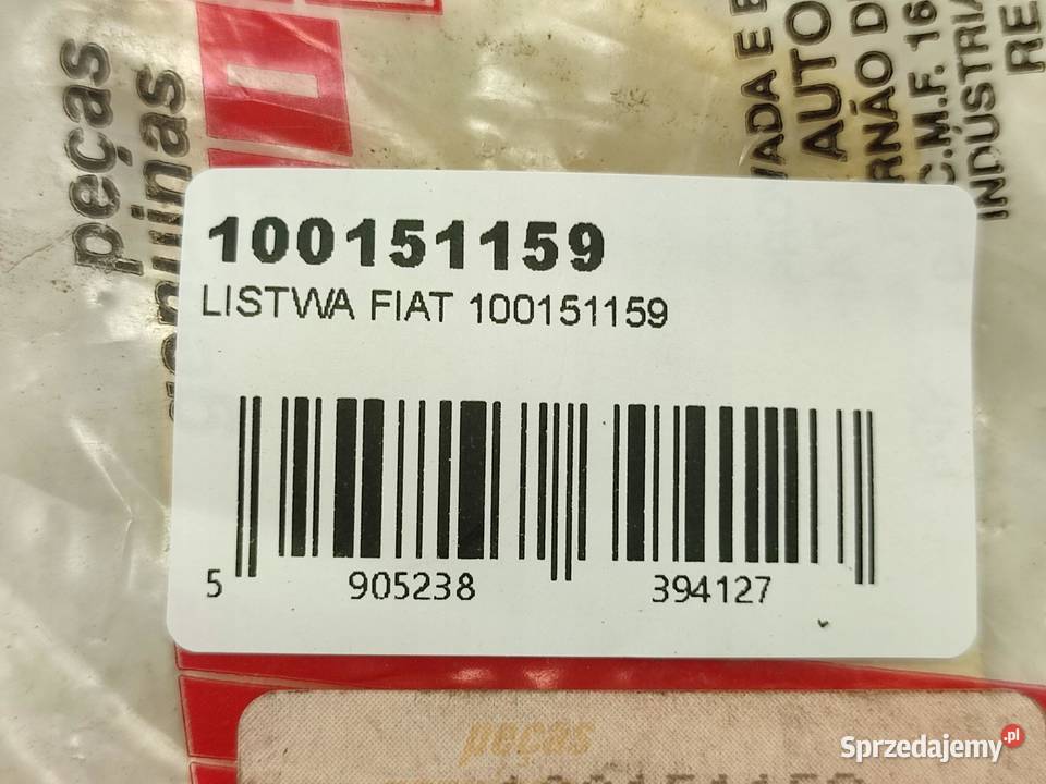 LISTWA BŁOTNIKA PRAWY TYŁ FIAT PALIO 19972002 sprzedam
