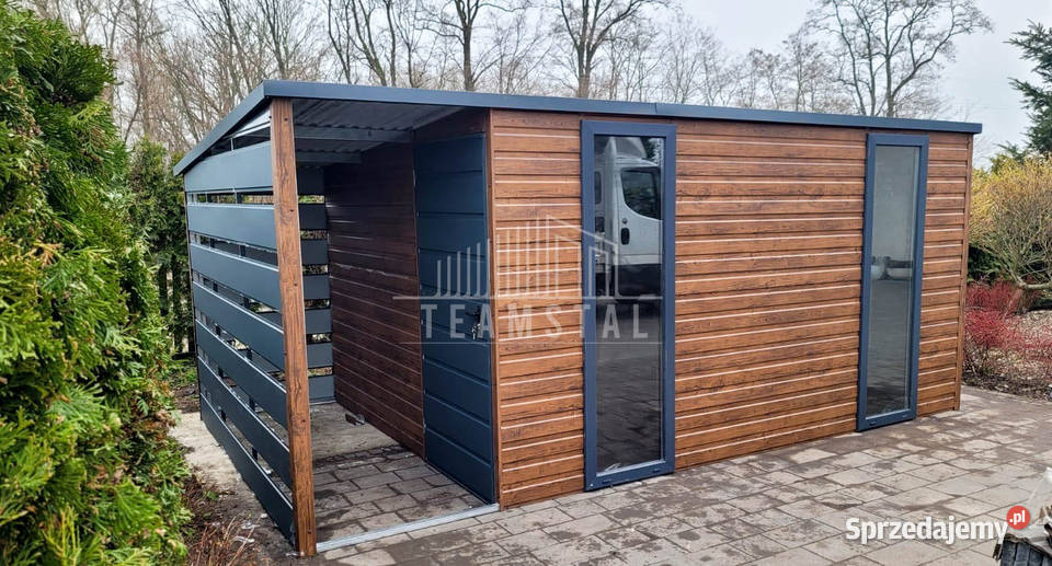 SCHOWEK DOMEK OGRODOWY 45x25 m wiata 15x25 spad Koszalin