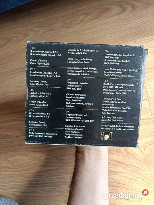 Bach CD edition płyta płyty CD Muzyka klasyczna dolnośląskie Wrocław