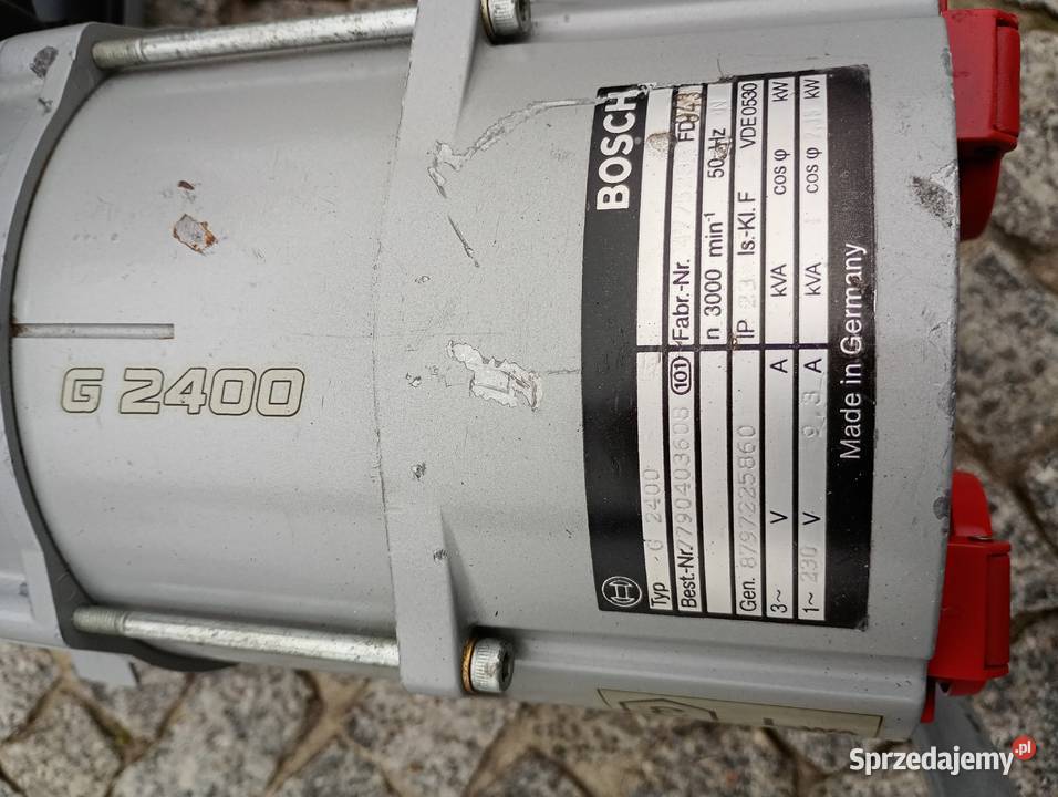 Agregat prądotwórczy Bosch G 2400 Briggs