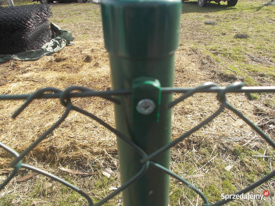 Słupki ogrodzeniowe lakierowane FI 424mm dolnośląskie Ostroszowice