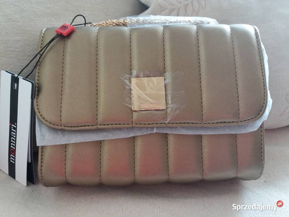 Elegancki kuferek złoty Monnari z Włoch podlaskie Białystok sprzedam