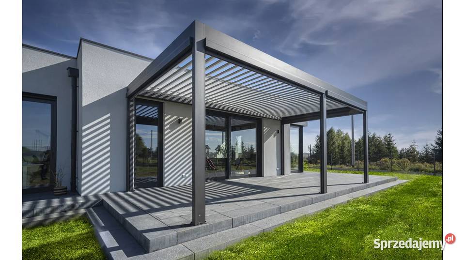 Pergola aluminiowa SUNBREAKER 400 wodoszczelna Pergole i trejaże podlaskie
