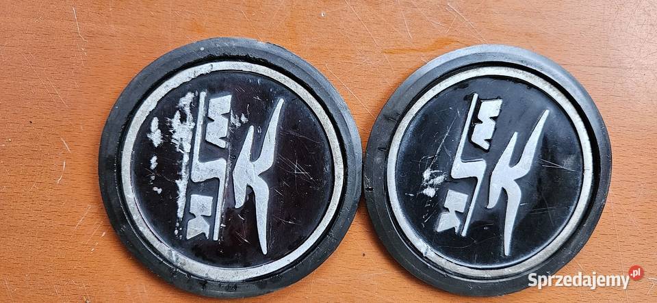 2 oryginalne emblematy na zbiornik do WSK serii Gorzów Wielkopolski