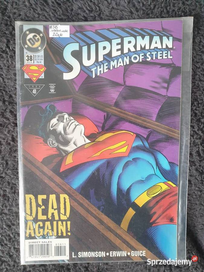 Superman The Man Of Steel 6 komiksów DC USA Gdynia