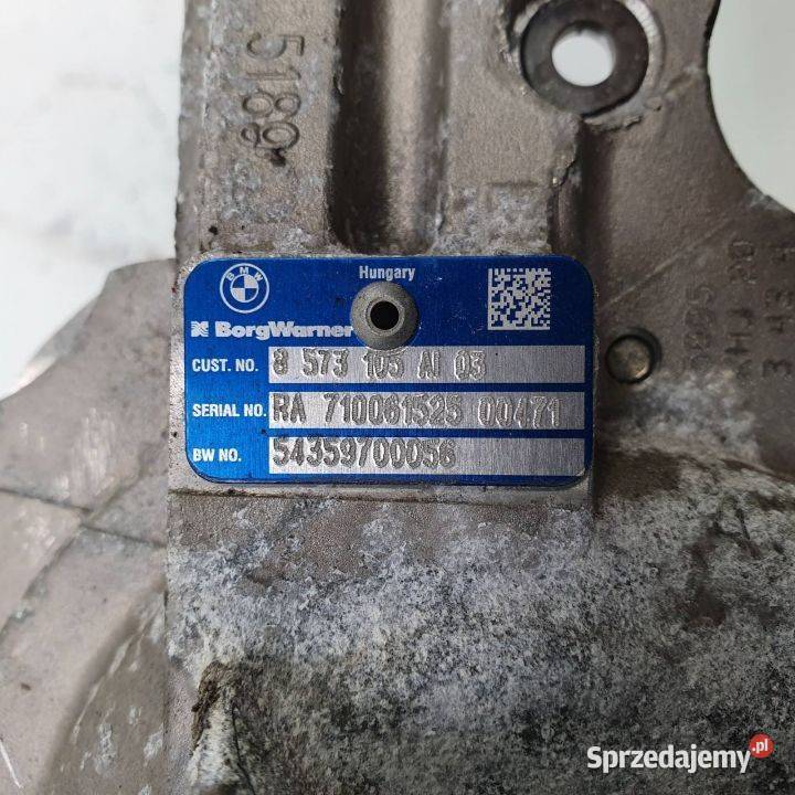 TURBOSPRĘŻARKA MINI COOPER PACEMAN R61 8573105 kujawsko-pomorskie Lipno sprzedam