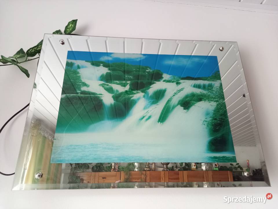 Obraz lustrzany relaksacyjny z okresu PRLu Świdnica sprzedam