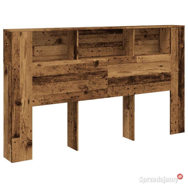 Wezgłowie z półkami stare drewno 180x185x1025 Warszawa
