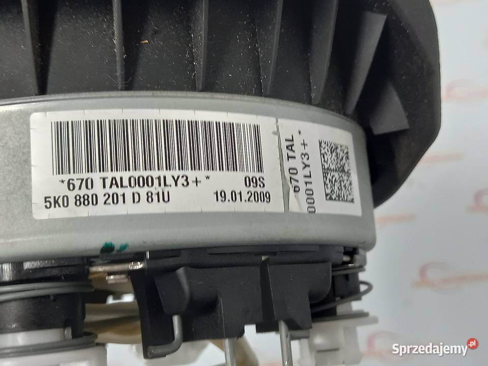 VW GOLF VI 09r AIRBAG poduszka kierowcy Kielce