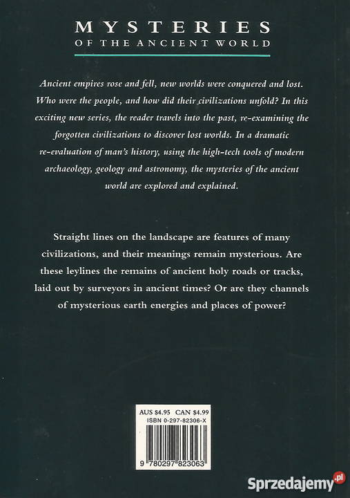 Mysteries of the Ancient World LEYLINES Nigel Rok wydania 1997 Pozostałe Kraków
