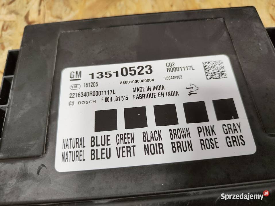 Komputer Zestaw Startowy Opel Mokka X 96892406 Pleszew