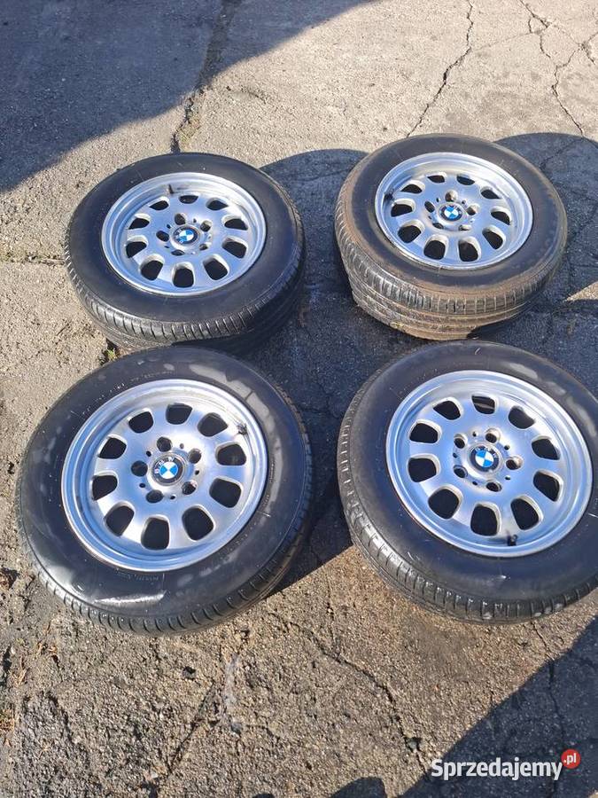 Felgi 15 z oponami letnimi do bmw e46 Lutogniewice sprzedam