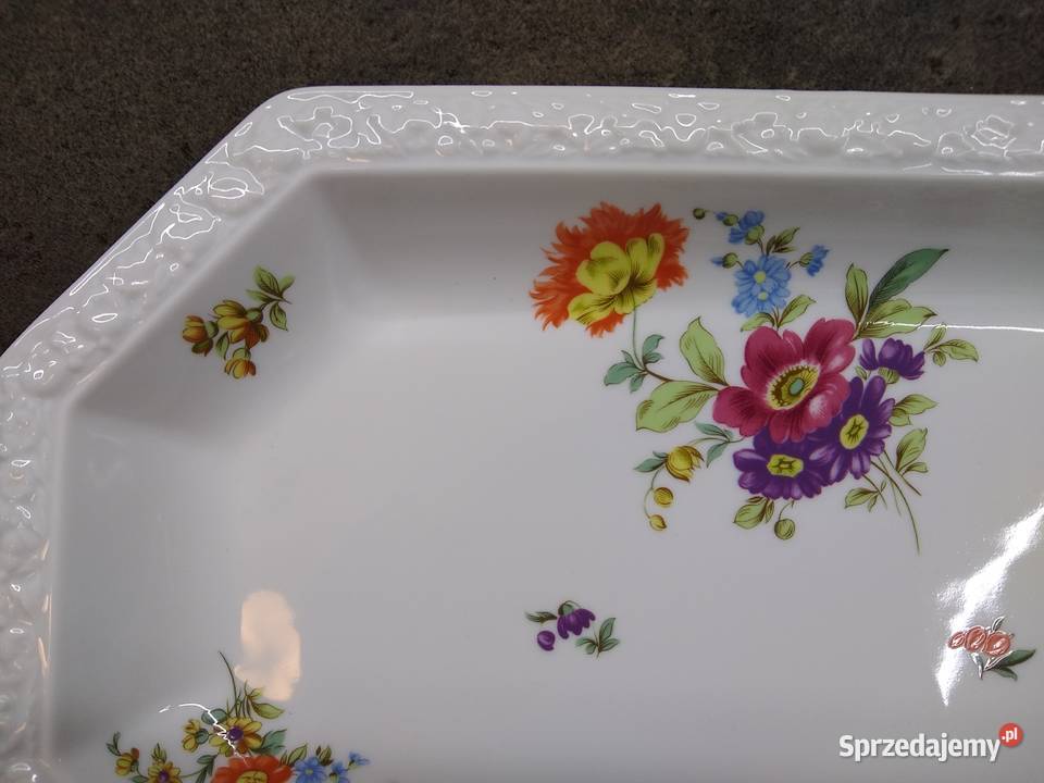 Półmisek Rosenthal Maria Sommerstrauss Bukiet Porcelana i szkło Kalisz