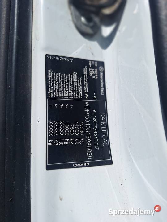 Mercedes 1848 Actros mp5 2017 Ciągniki siodłowe