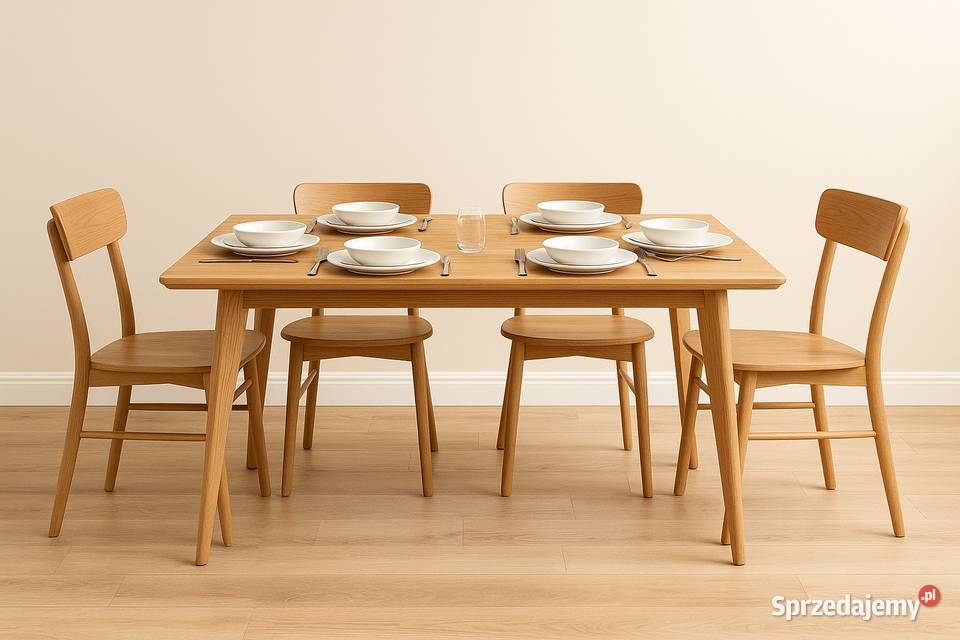 Stół Dębowy LOFT 100 Lite Drewno DĄB Rozkładany Katowice