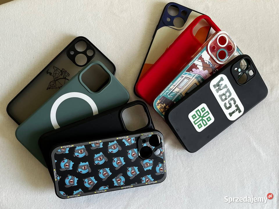 Zestaw 8 etui do iPhone 13 mini lubelskie