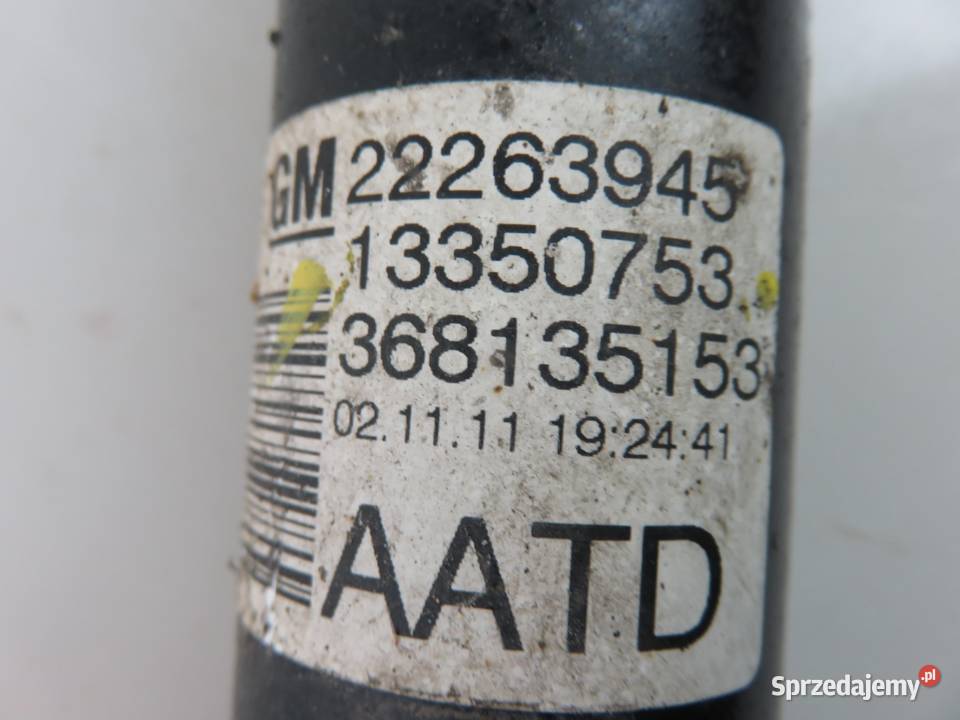AMORTYZATOR TYŁ OPEL MERIVA B 17 CDTI 13350753 sprzedam