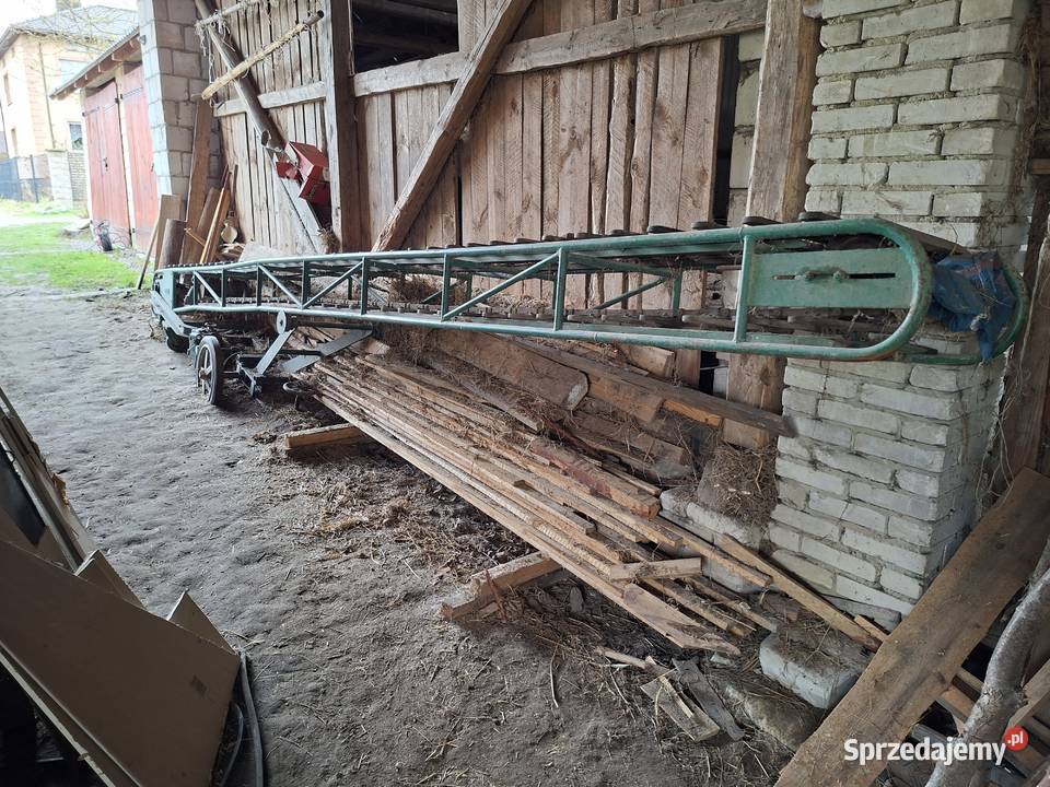 Taśmociąg podajnik słomysiana materiałów Frampol