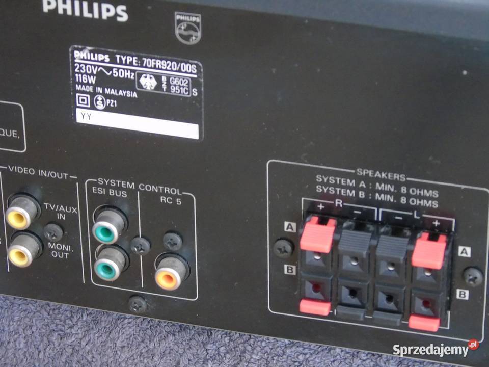 Amplituner Philips FR920 mocny i sprawny WYSYŁKA Jasło