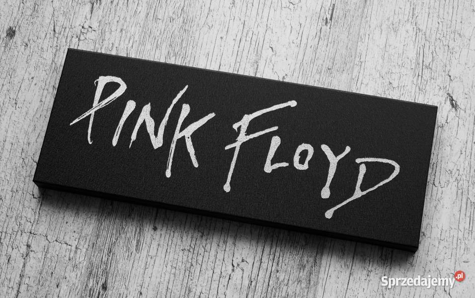 Pink Floyd logo grawerowane na blasze obrazek Antyki, Sztuka, Kolekcje