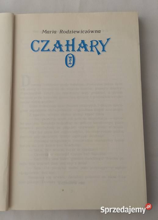 CZAHARY Maria Rodziewiczówna Hajnówka