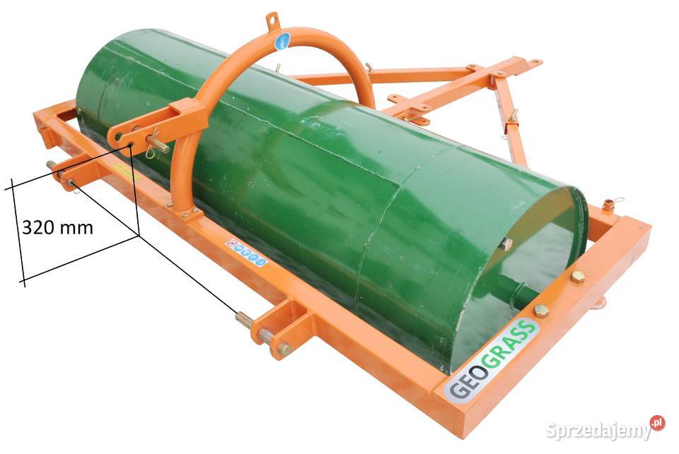 Walec gładki LR180 180 dwustronny zaczep nieuszkodzony Tajęcina