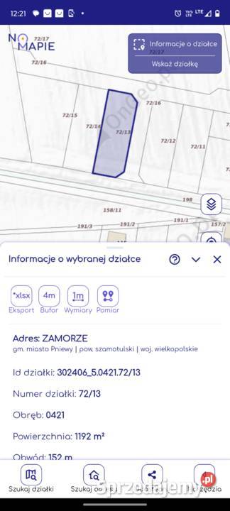 Działki budowlane Pniewy