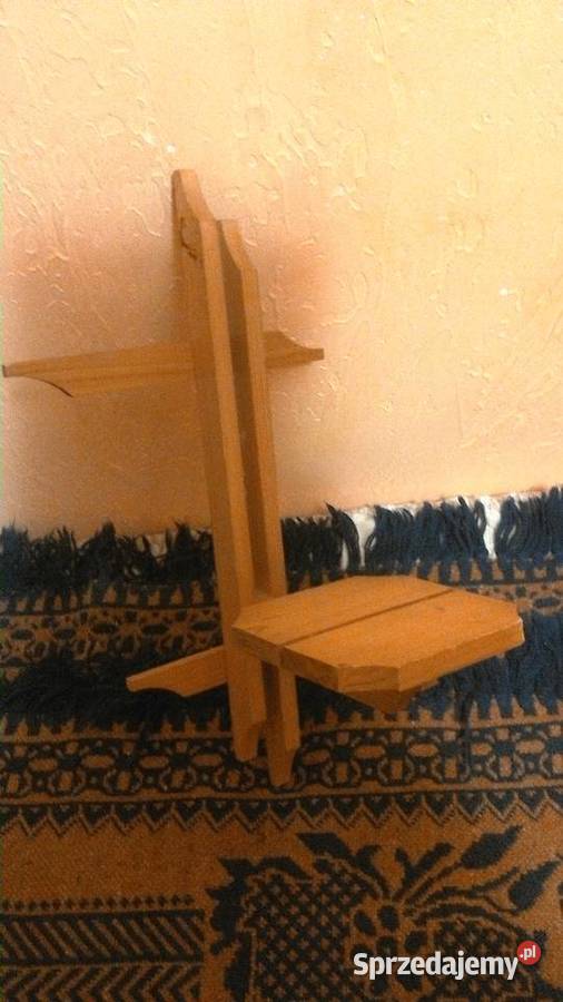 Kwietnik drewniany zawieszany na ścianie Dekoracje i ozdoby Ostrołęka