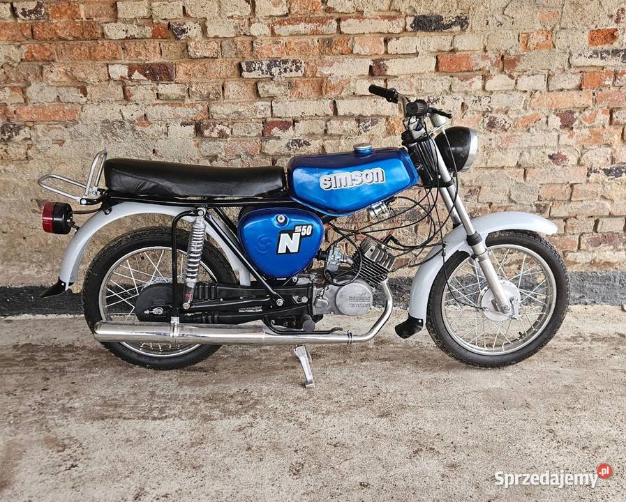 Simson S50 motorower Brzeg