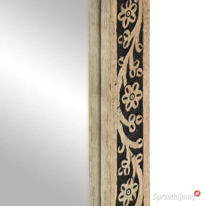 Lustro łazienkowe 50x70x25 lite drewno mango i mazowieckie