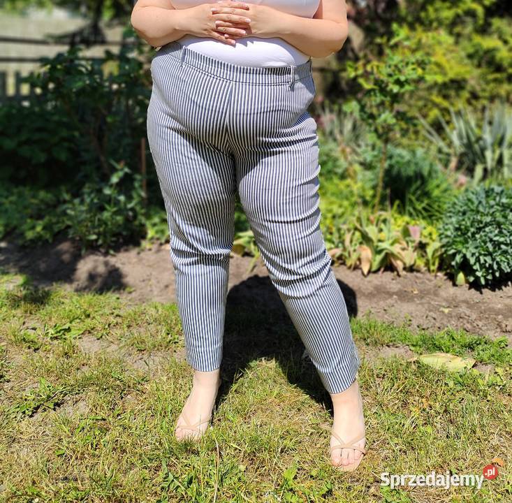 Spodnie HM 50 5XL plus size cygaretki w kant w zachodniopomorskie Szczecin sprzedam
