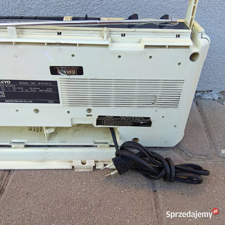 Sanyo M9709LO Radiomagnetofon Japan 4głosniki dolnośląskie