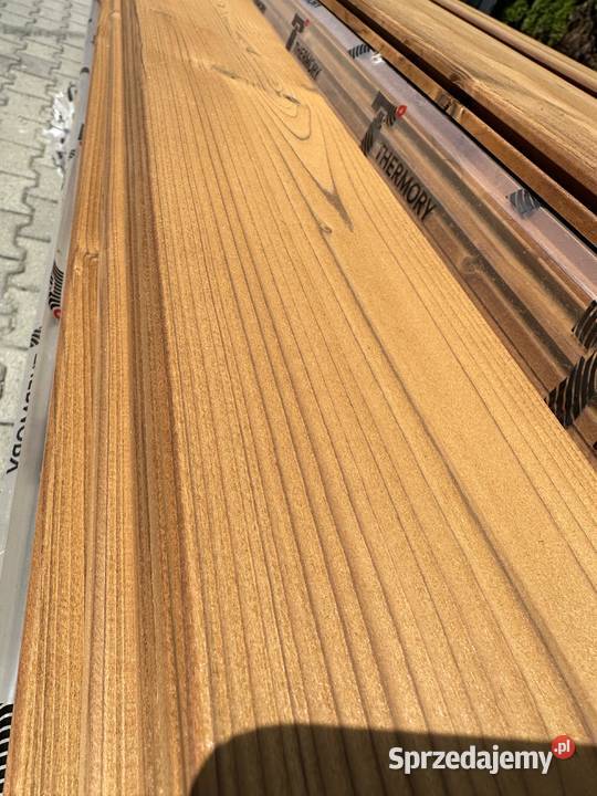 Deska Elewacyjna drewniana Thermo Świerk Okładziny elewacyjne