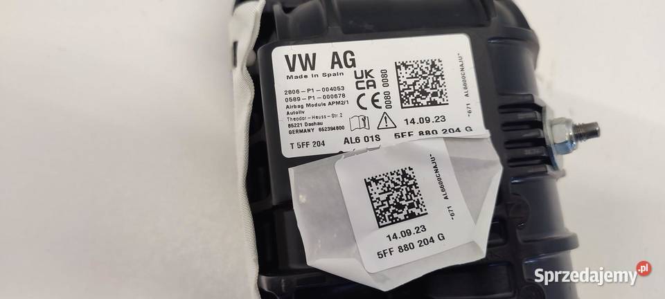 CUPRA FORMENTOR PODUSZKA AIRBAG PASAŻERA dolnośląskie