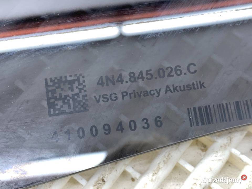 SZYBA PRAWY TYŁ AUDI A8 D5 SedanLimuzyna